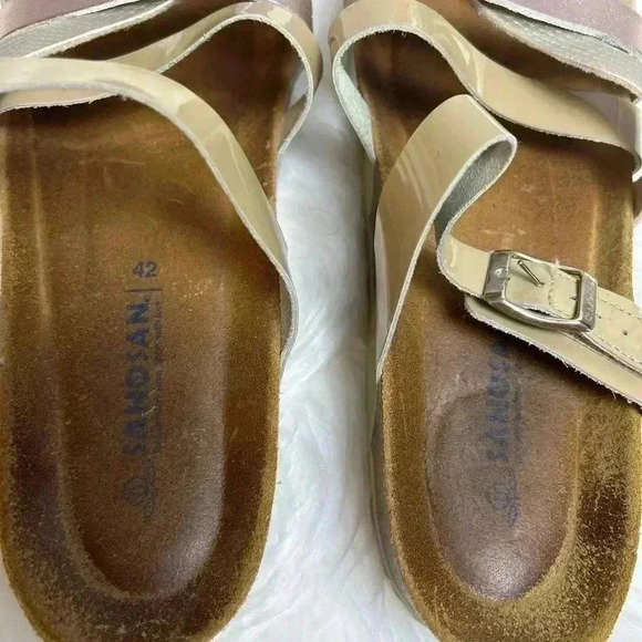 Sanosan Luna Multi Strap Leather Sandal Comfort Plus Women’s Size 42 - Picture 5 of 9